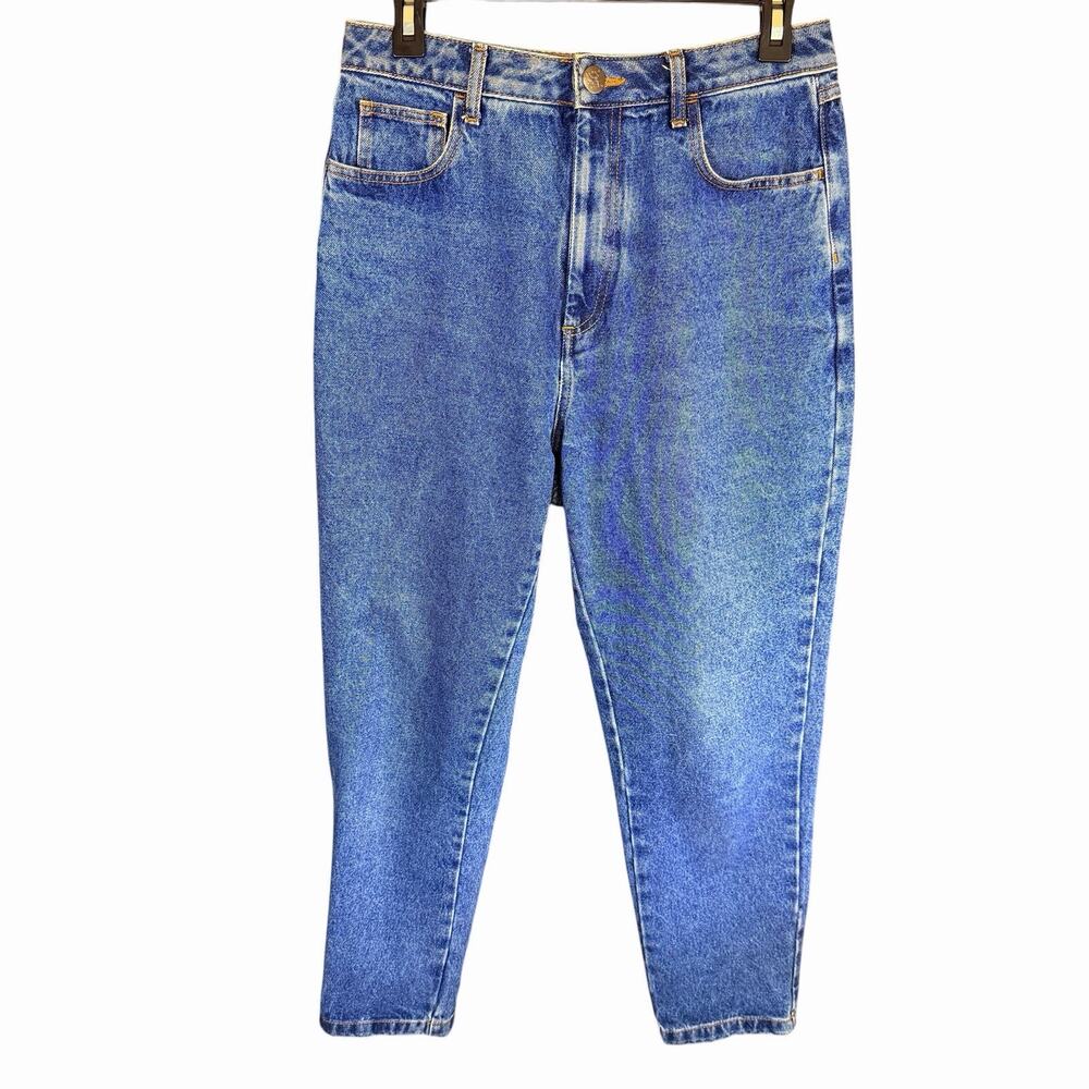 Lucy And Yak Womens High Waist Jeans 28R 30X28 Organic Relaxed Bohemian Boho